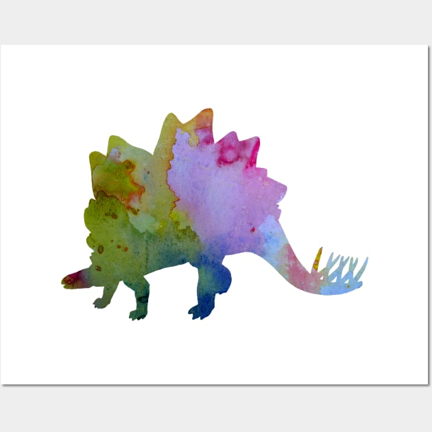 Stegosaurus Wall Art by BittenByErmines